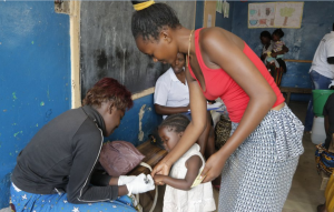Vacunación en Lusaka