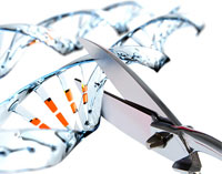 recortes fragmentos ADN diagnóstico