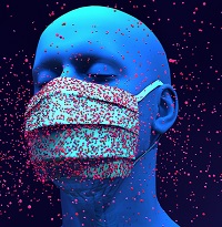 máscara facial contra infecciones respiratorias
