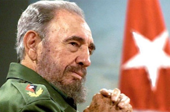 Fidel y bandera