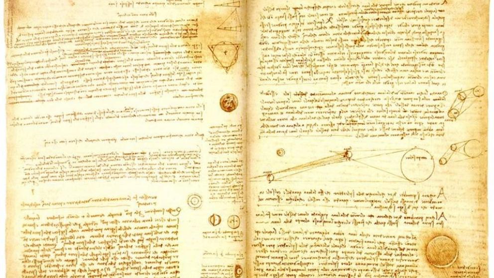 Manuscrito de Leonardo de Vinci