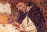Retrato del Cardenal Hugo de Provenza con gafas