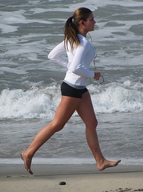 ejercicios en la playa aerobicos cardio