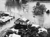 Zona del rio Cauto. Ciclón Flora 1963